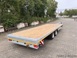 Möslein THT 11 G Ausziehbar  11,9 t Tandemanhänger- Tieflader, ausziehbarLuftgefedert