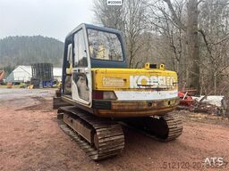 Kobelco SK60 crawler excavator with bucket