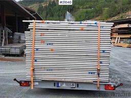 Temared scaffolding trailer 3.5 t w/ 364 m2 scaffo