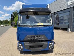 Renault D 12 LOW P4X2  210E6 / PLYWOOD GESLOTEN LAADBAK...