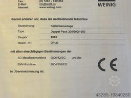 WEINIG NKT Doppel-Pack DP20