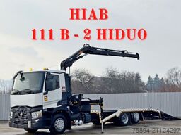 RENAULT T 380 * HIAB 111 B - 2 HIDUO + FUNK / 6x2!