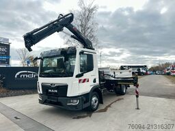 MAN TGL 12.220 Kipper KRAN 14m FUNK Greifer  AHK