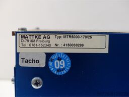 Mattke MTR5000-170/25 Servoregler SN:4150038299  generalüberholt!