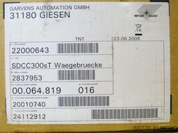 Mettler Toledo SDCC300sT Wägebrücke SN 2837953  - ! -