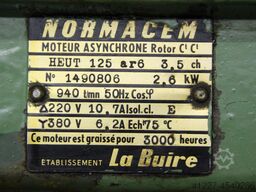 Normacem 2,6 kW 900 U/min