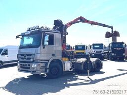 MERCEDES-BENZ Actros 2546 L 6x2  SZM / Kran HMF 1444 faltbar