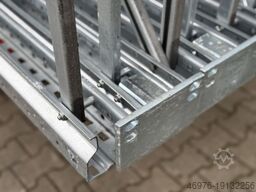 Dexion P 90 / Regallänge: 28,00 lfm. / St.: 6.000 x 1.100mm / Tr.: 3.000 mm