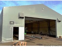 HallGruppen Zelthalle 40 x 15 Meter mit Tor + Tür