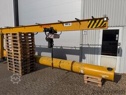 Konecranes Säulenschwenkkran 7,5 x 6 m. 500 kg.