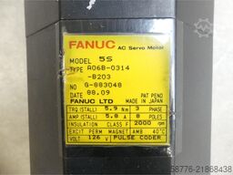 Fanuc 5S A06B-0314-B203 AC Servo Motor SN: G-883048