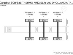 SCHMITZ CARGOBULL SCB*S3B THERMO KING SLXe 300 DHOLLANDIA TAIL LIF