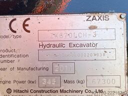 Hitachi ZX 670 LCH-3