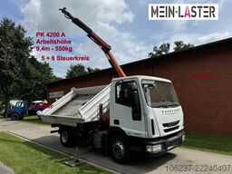 IVECO ML75E16 3 S-Kipper Kran PK  9,4m-550 kg Greifer