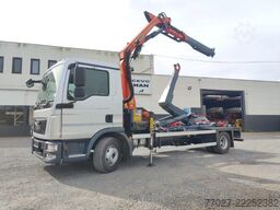 MAN TGL 12.250 Containersysteem met kraan Palfinger...