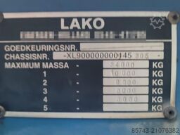 Lako SDA-434 Dutch Registration, 4 Axles, 25.5t Loading