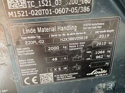 Linde E 20 PL-02 EVO Triplex Teilkabine ZVG