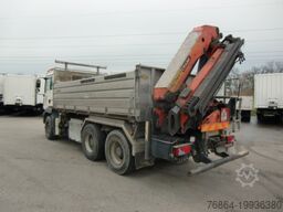 MAN TGA 33.430 6X4 KIPPER, MANUEL, E4 PALFINGER BLATT-BLATT