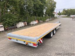 Möslein THT 14-G 7,20 L ausziehbar  13,9 t Tandemanhänger- Tieflader, ausziehbarLuftgefedert