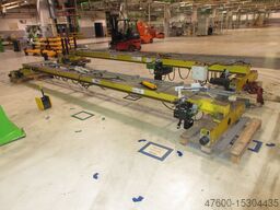 Stahl Portalkran Brückenkran Kettenzug NL 500Kg Stahlbau 9 x 5,7m IPE300 HEA200