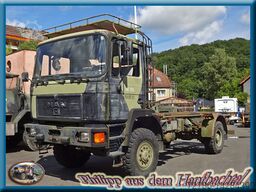 MAN 16.222 FA 4x4 Army mit Seilwinde, Container