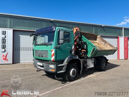 MAN TGM 18.280 4x4BB*Terex-Kran*Meiller-Kipper*
