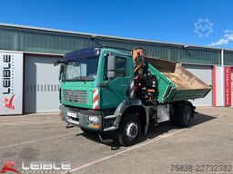 MAN TGM 18.280 4x4 BB*Terex-Kran*Meiller-Kipper*