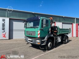 MAN TGM 18.280 4x4BB*Terex-Kran*Meiller-Kipper*