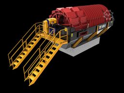 FABO BUCKET WHEEL WASHER BUCKET WHEEL WASHER