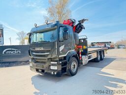 IVECO Stralis X-Way 360 6x4 Pritsche Kran 23m AHK