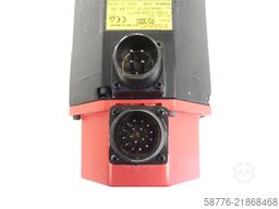 Fanuc A06B-0123-B077 AC Servo Motor SN: C988C4213 mit Pulsecoder
