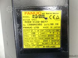 Fanuc A06B-0142-B077 AC Servo Motor SN: C988A0350