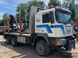 MAN 33.464 DFALC 6x6 Allrad Holzlkw mit Kran Bj 2003