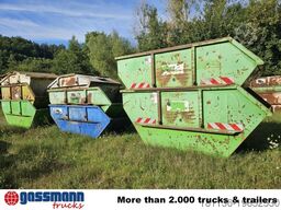  Absetzcontainer div. ca. 5m³ - 20m³ offen sowie