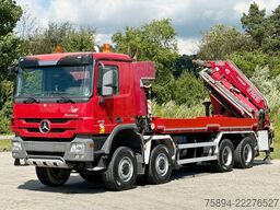MERCEDES-BENZ ACTROS 4146 * FASSI F600A + FUNK * 8x8 !!