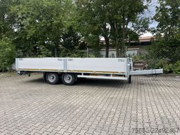 Möslein THT 11- G 6,2  Tandem Pritsche- Tieflader mit Rungentaschen