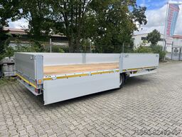 Möslein THT 11- G 6,2  Tandem Pritsche- Tieflader mit Rungentaschen
