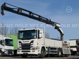 SCANIA G410 Pritsche Kran Retarder Lift-/Lenkachse