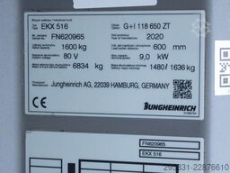 Jungheinrich EKX 516 G+I118-650ZT  Li-Ion