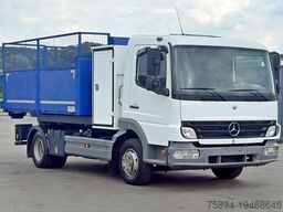 MERCEDES-BENZ 815 * Abrollkipper  + CONTAINER 3,68 m * TOP