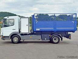 MERCEDES-BENZ 815 * Abrollkipper  + CONTAINER 3,68 m * TOP