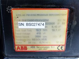 ABB 86413006V004VG5M Synchronservomotor SN: BS027474