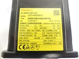 Fanuc A06B-0064-B203 AC Servo Motor SN:C124F341F + A860-2020-T321 Pulsecoder