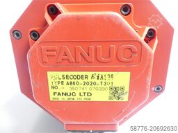 Fanuc A06B-0078-B403 AC Servo Motor SN: C074X3847 mit A860-2020-T301 Pulsecoder