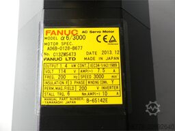 Fanuc A06B-0128-B677 AC Servo Motor SN: C113ZM5473 --