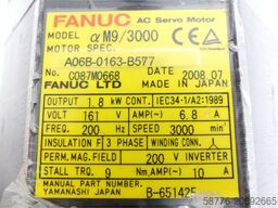 Fanuc A06B-0163-B577 AC Servo Motor SN: C087M0668 --