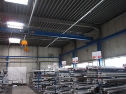 Demag Brückenkran Hallenkran + Stahlbau Demag Seilzug 2,5t 2500Kg Länge 36x14m
