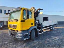 MAN TGM 18.250 Open box + HIAB 166-3