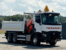 RENAULT C 380* KIPPER 5,20 m* KRAN/FUNK * 6x4 * TOP