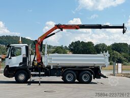 RENAULT C 380* KIPPER 5,20 m* KRAN/FUNK * 6x4 * TOP
